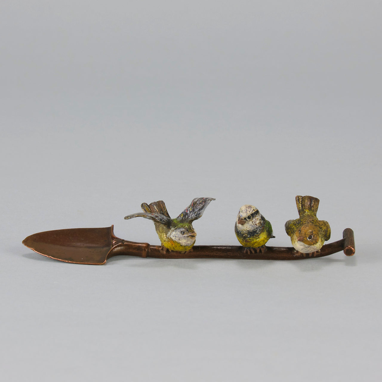Birds on a spade - Antique Bronze - Hickmet Fine Arts