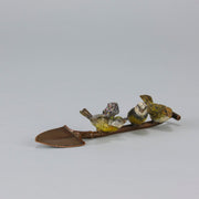 Birds on a spade - Antique Bronze - Hickmet Fine Arts