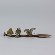 Birds on a spade - Antique Bronze - Hickmet Fine Arts