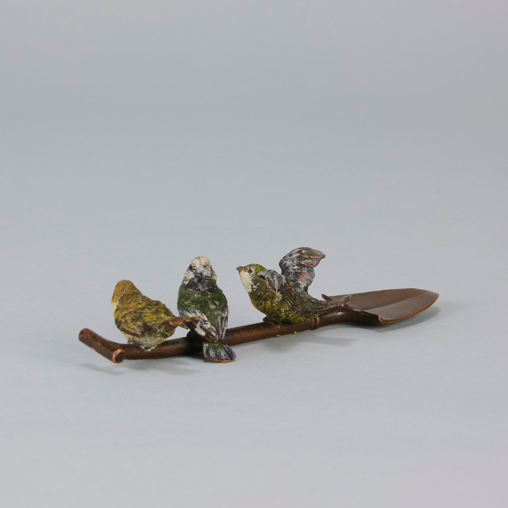 Birds on a spade - Antique Bronze - Hickmet Fine Arts