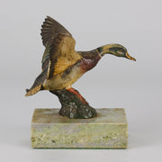 Vienna Bronze Flying Duck- Antique Bronze - Hickmet Fine Arts 