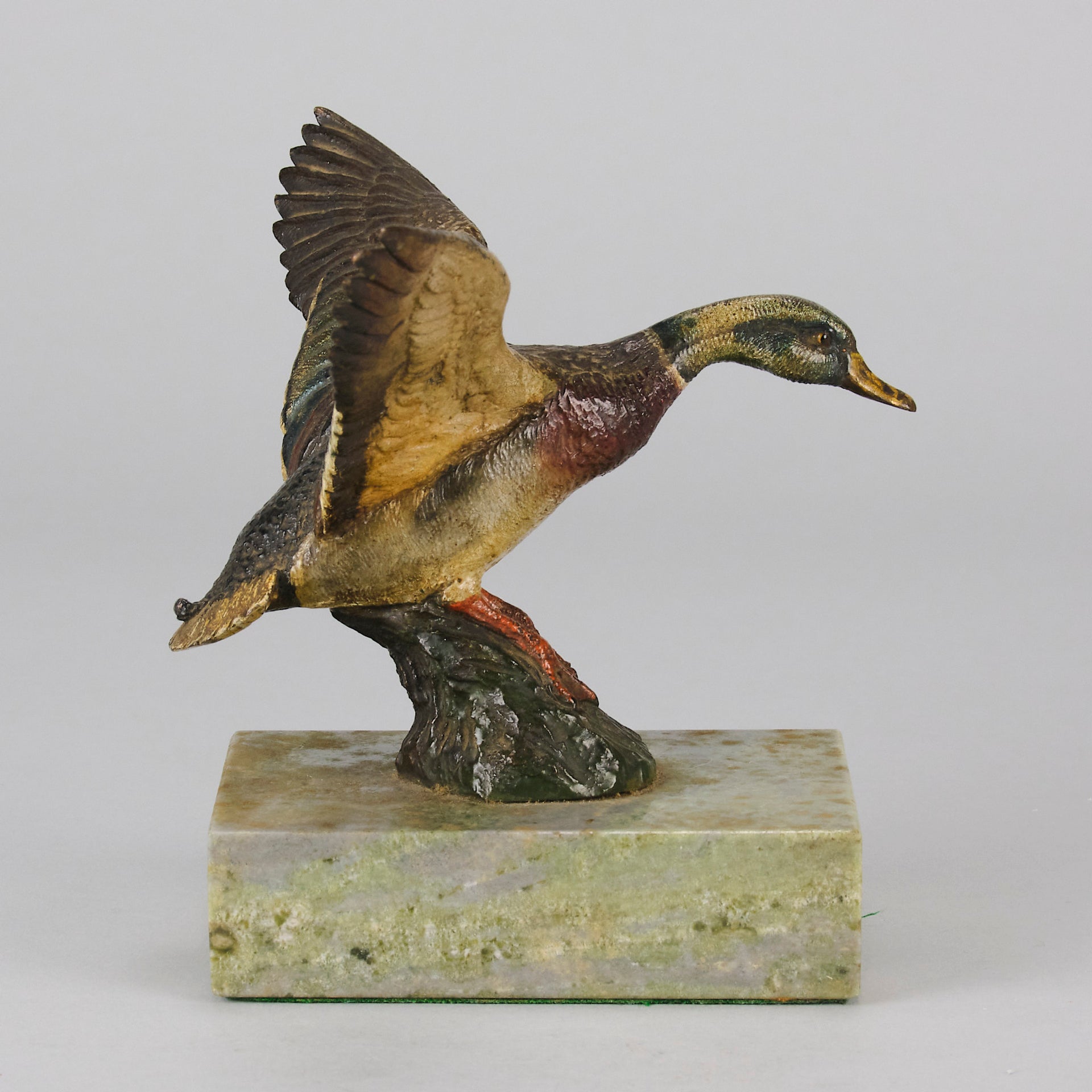 Vienna Bronze Flying Duck- Antique Bronze - Hickmet Fine Arts 