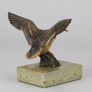Vienna Bronze Flying Duck- Antique Bronze - Hickmet Fine Arts 