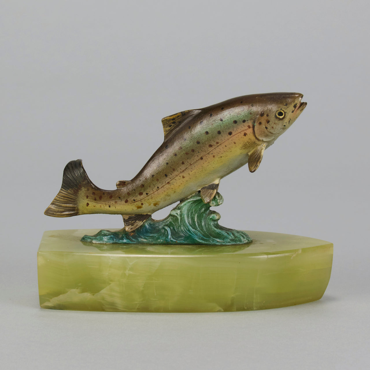 Vienna Bronze Salmon - Antique Bronze - Hickmet Fine Arts 
