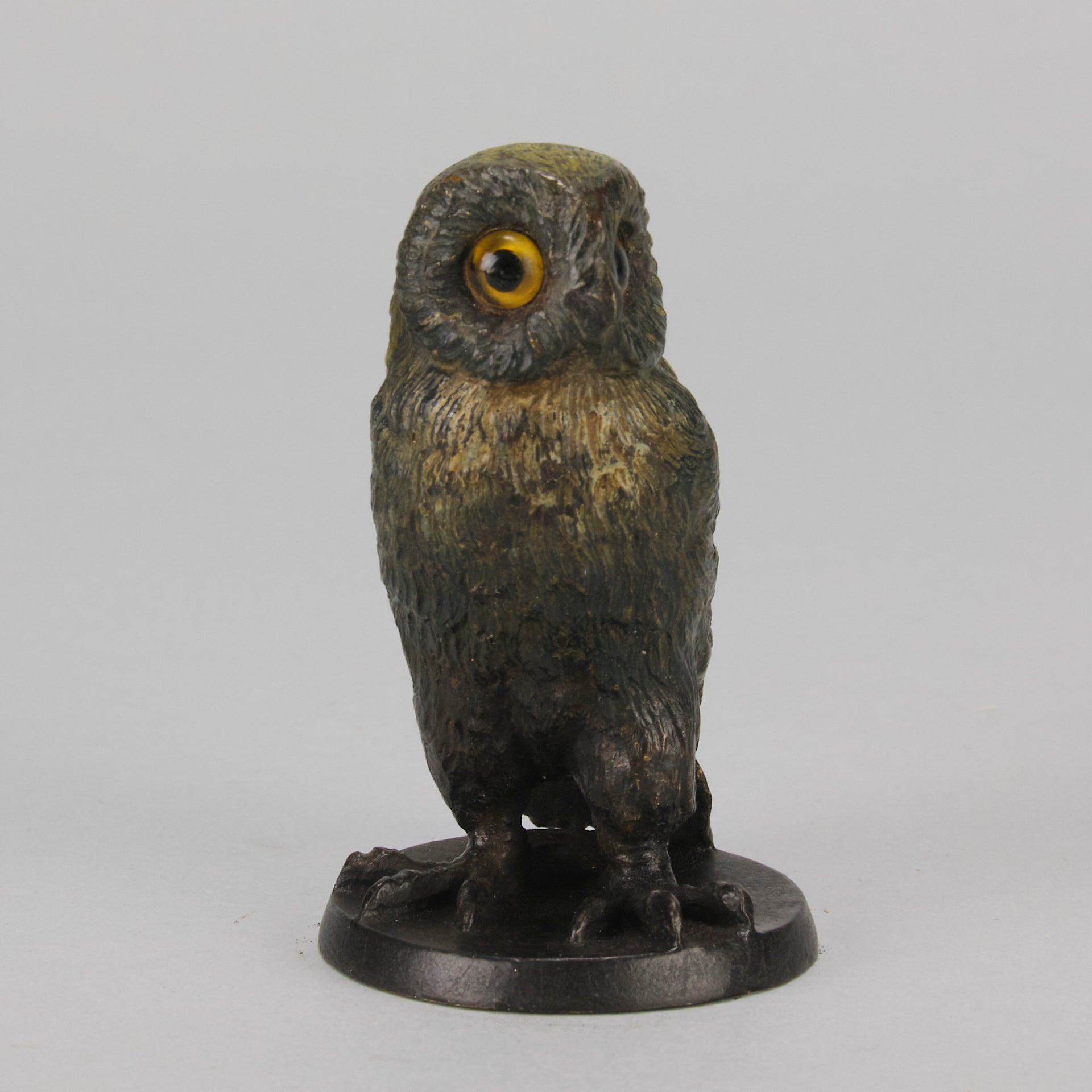 Antique Bronze Owl - Vienna Bronze - Hickmet Fine Arts 