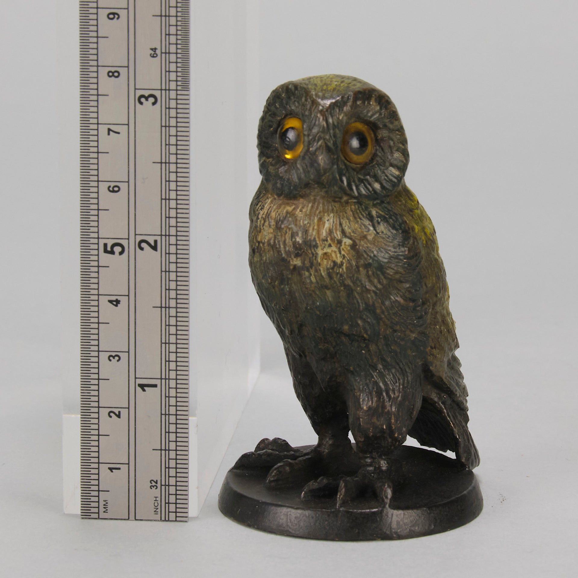 Antique Bronze Owl - Vienna Bronze - Hickmet Fine Arts 