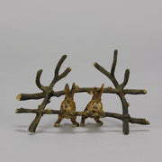 Vienna Bronze Rabbits - Cold Painted Bronze - Hickmet Fine Arts