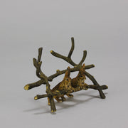 Vienna Bronze Rabbits - Cold Painted Bronze - Hickmet Fine Arts