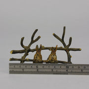 Vienna Bronze Rabbits - Cold Painted Bronze - Hickmet Fine Arts