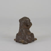 Vienna Bronze Reclining Puppy