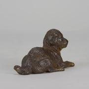 Vienna Bronze Reclining Puppy