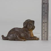 Vienna Bronze Reclining Puppy
