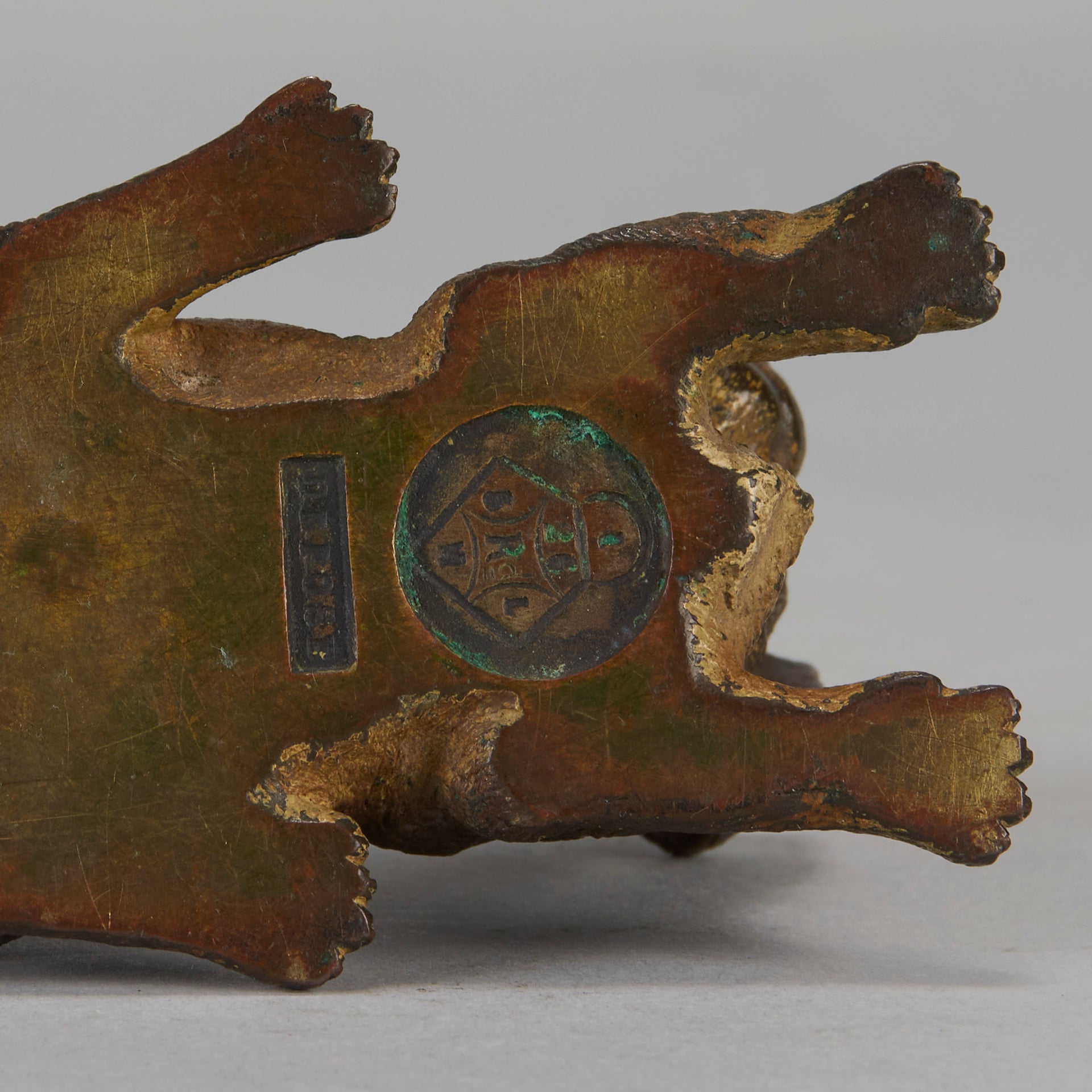 Vienna Bronze Reclining Puppy