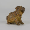 Vienna bronze seated puppy