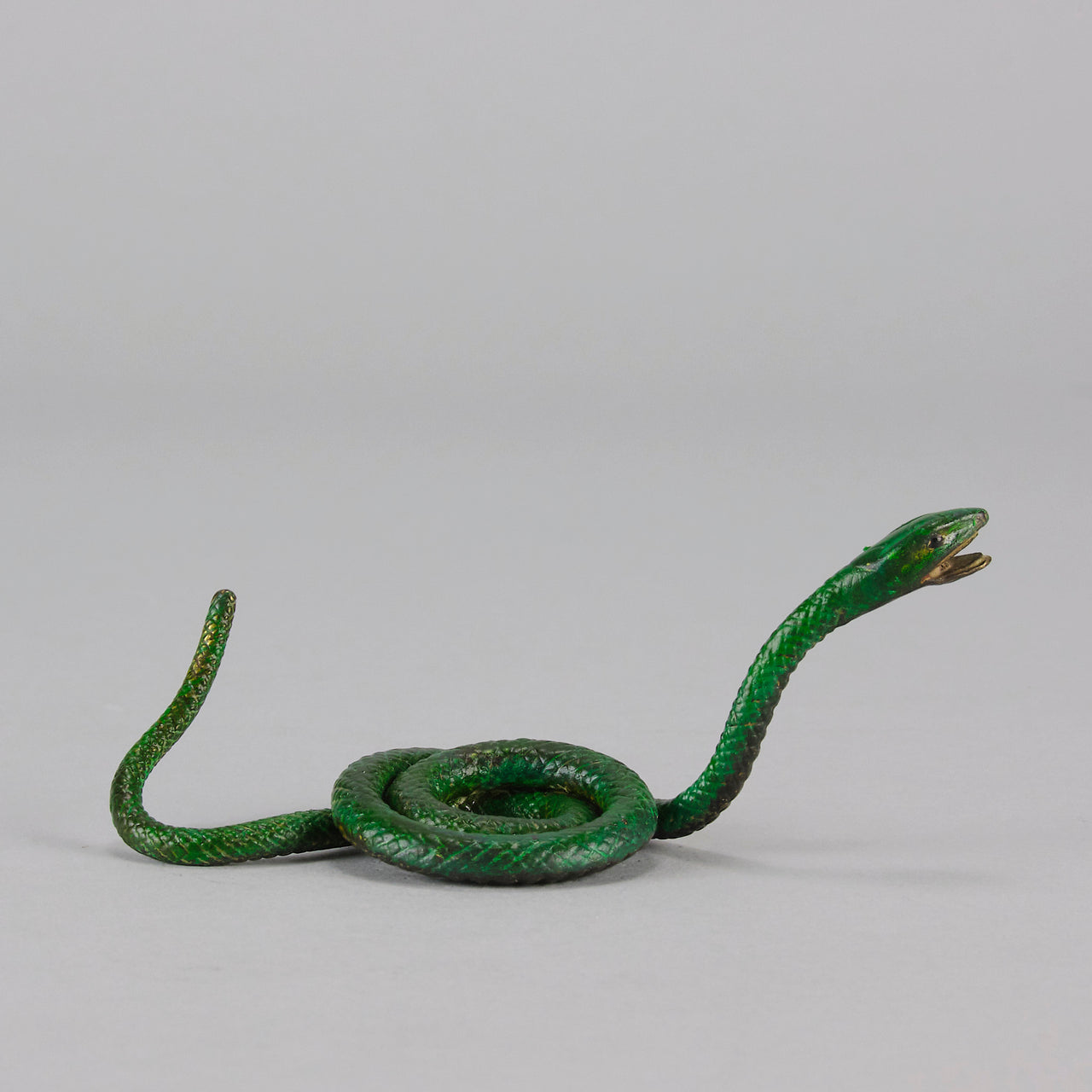 Vienna Bronze Snake - Antique Austrian Bronze - Hickmet Fine Arts 