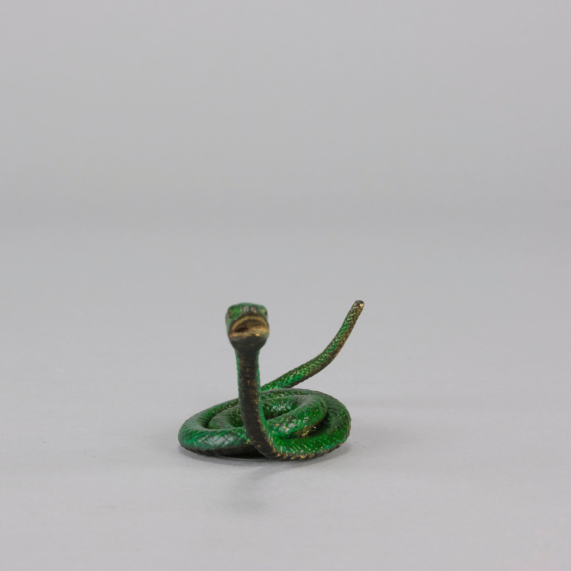 Vienna Bronze Snake - Antique Austrian Bronze - Hickmet Fine Arts 