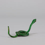 Vienna Bronze Snake - Antique Austrian Bronze - Hickmet Fine Arts 