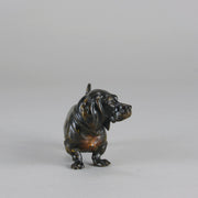 Vienna Bronze Dachshund - Antique Austrian Bronze - Hickmet Fine Arts 