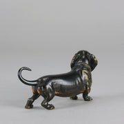Vienna Bronze Dachshund - Antique Austrian Bronze - Hickmet Fine Arts 