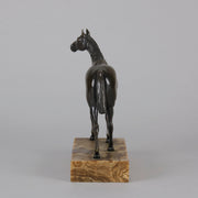 Vienna Bronze "Standing Thoroughbred" - Hickmet Fine Arts 
