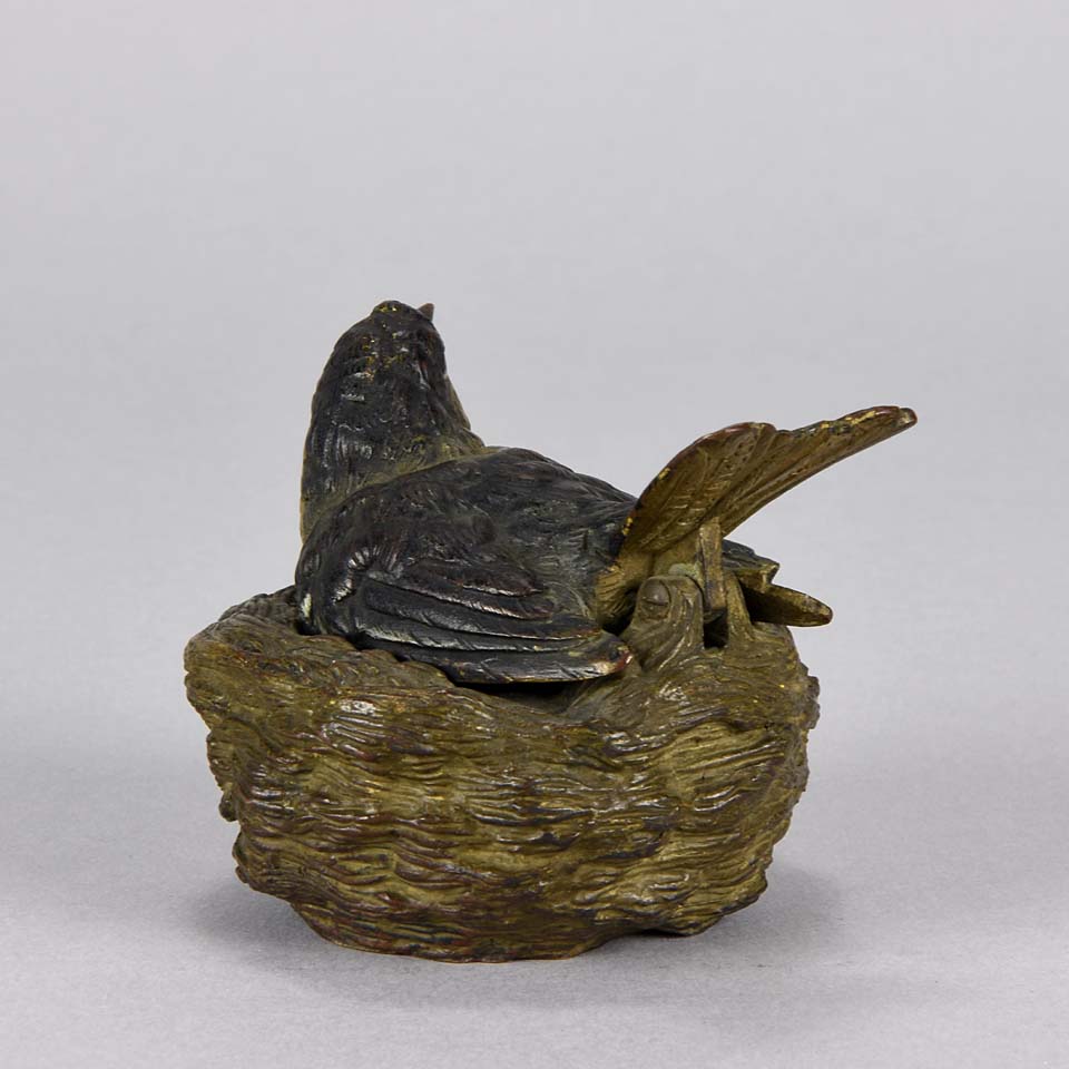 Vienna Bronze Inkwell 