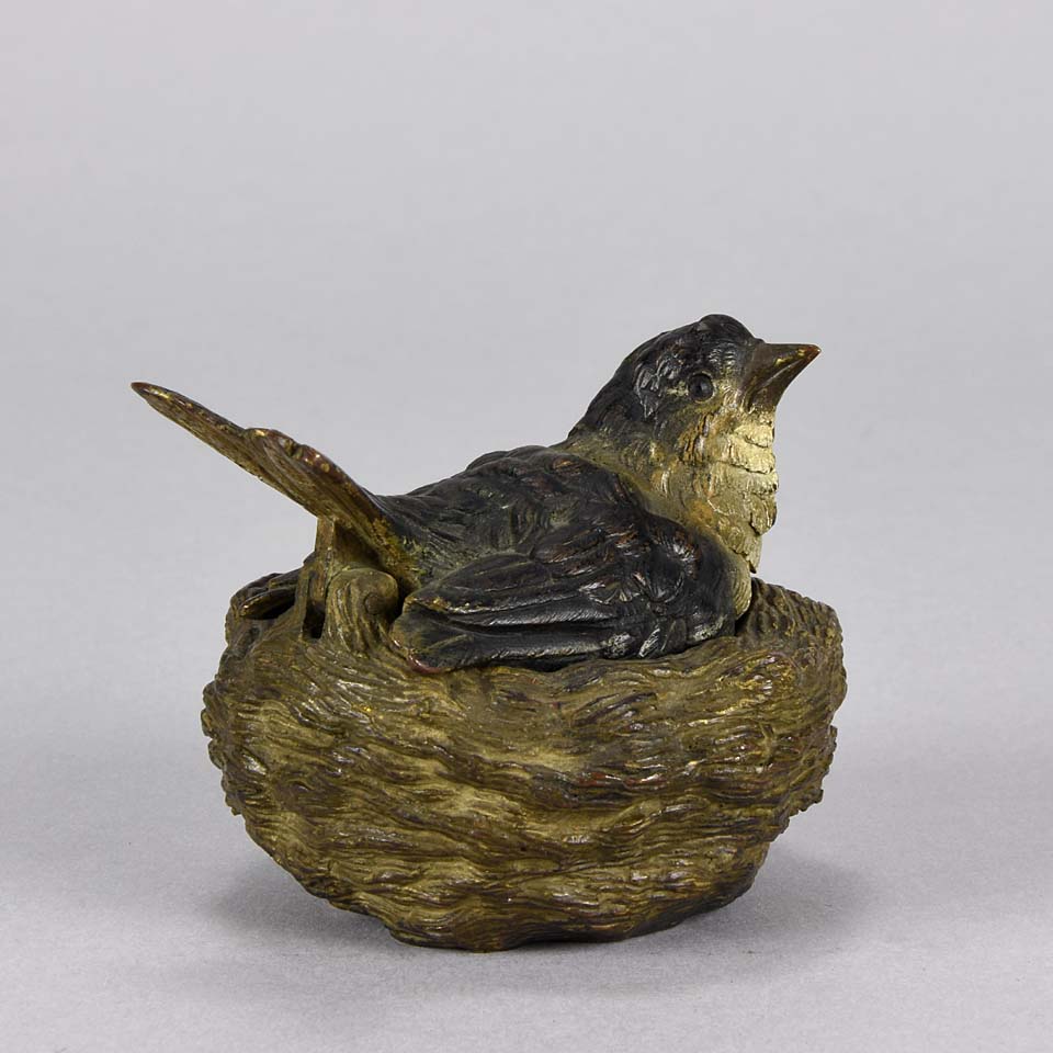 Vienna Bronze Inkwell 