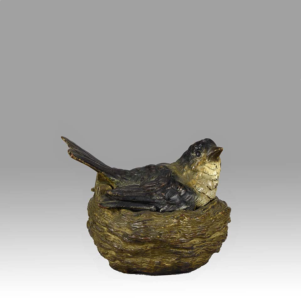 Vienna Bronze Inkwell 