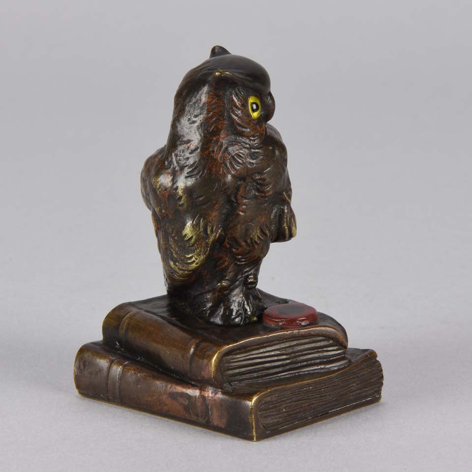 Vienna Bronze Owl 