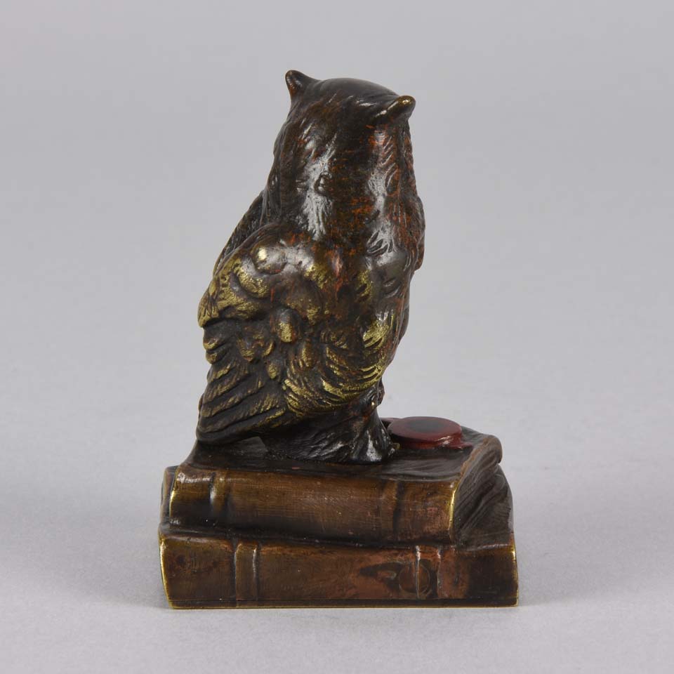 Vienna Bronze Owl 