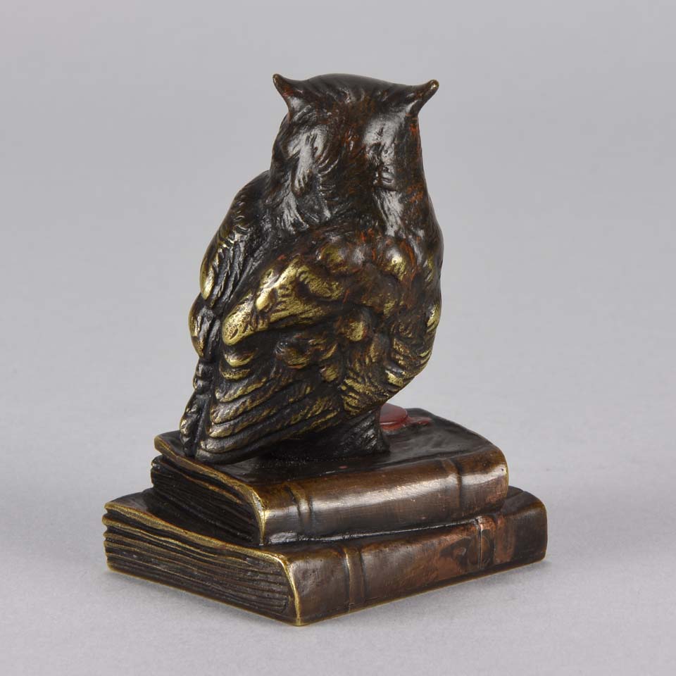 Vienna Bronze Owl 