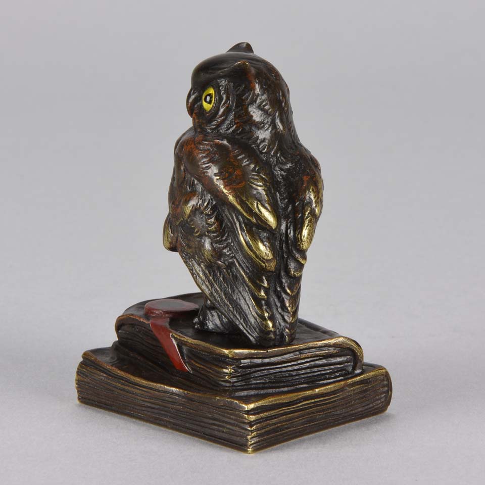Vienna Bronze Owl 
