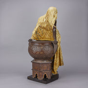 Antique Bronze Sculpture Romantic Beauty by Arthur Waagen – Hickmet Fine Arts