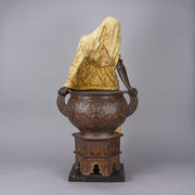 Antique Bronze Sculpture Romantic Beauty by Arthur Waagen – Hickmet Fine Arts