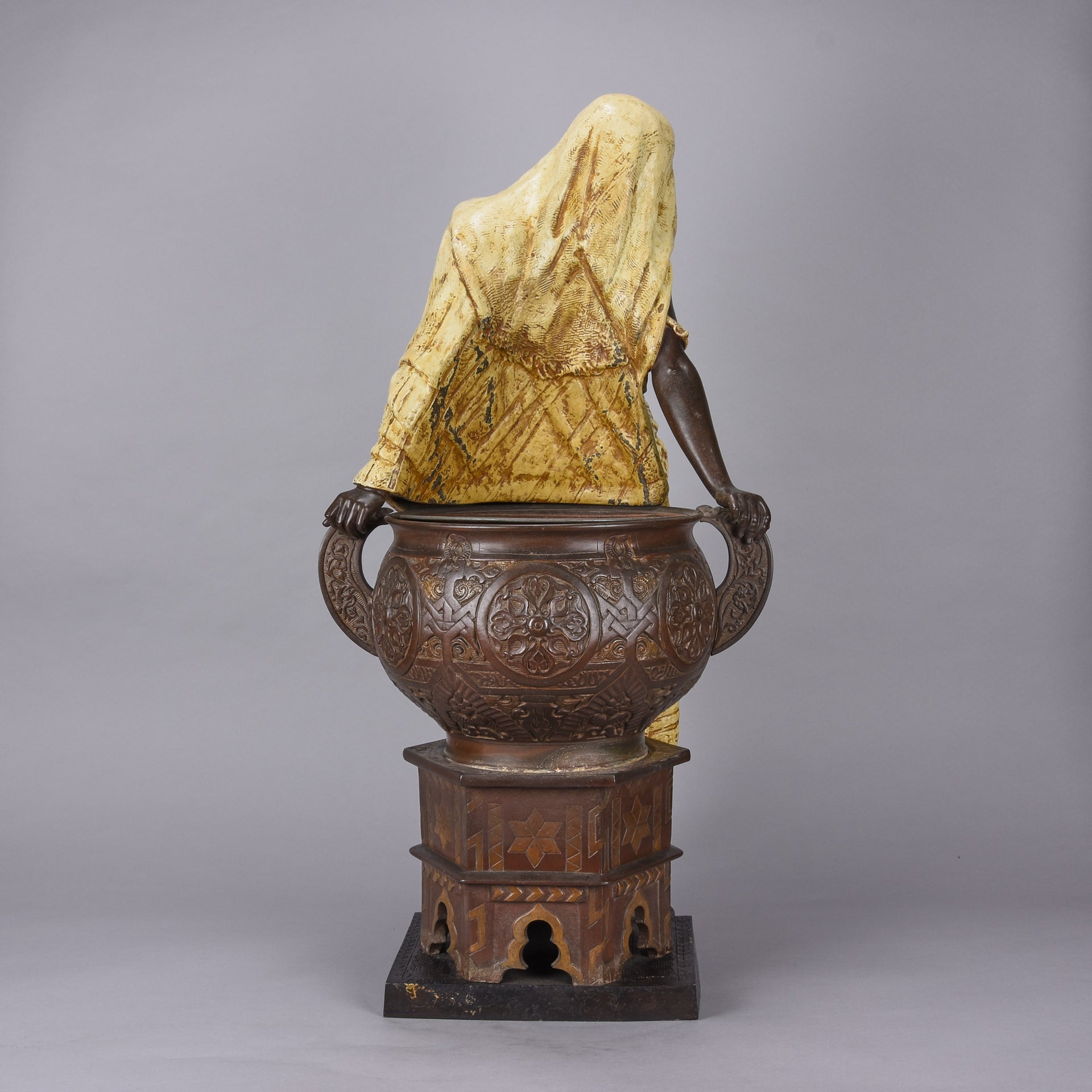 Antique Bronze Sculpture Romantic Beauty by Arthur Waagen – Hickmet Fine Arts