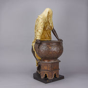 Antique Bronze Sculpture Romantic Beauty by Arthur Waagen – Hickmet Fine Arts