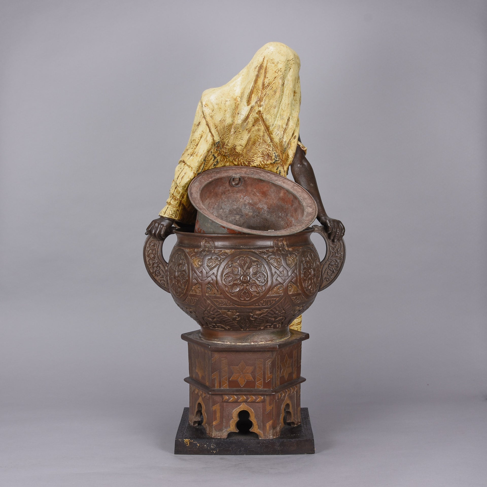 Antique Bronze Sculpture Romantic Beauty by Arthur Waagen – Hickmet Fine Arts