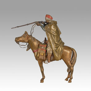 Bergman bronze arab warrior