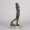 Sling Boy  - Art Nouveau Reid-Dick Bronze - Hickmet Fine Arts