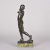 Sling Boy  - Art Nouveau Reid-Dick Bronze - Hickmet Fine Arts