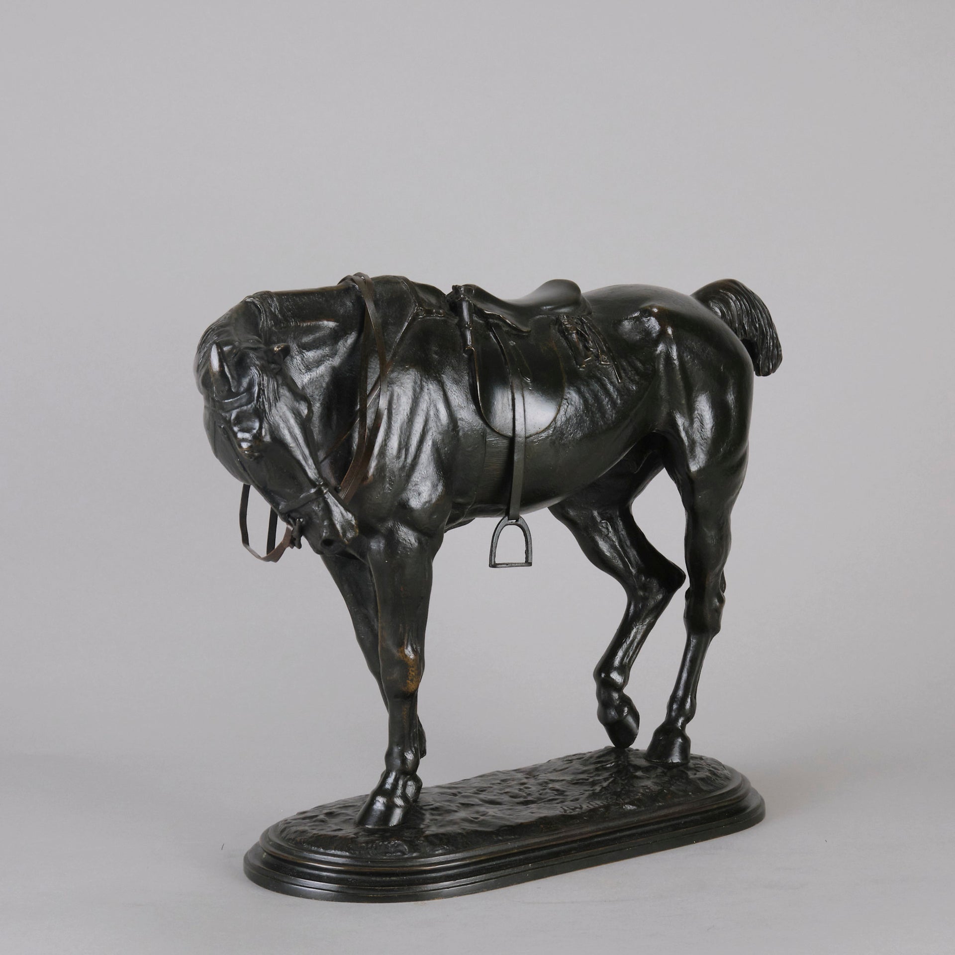 Willis Good Bronze - The Whip Animalier Bronze - Antique Bronze - Antique animal sculptures for sale - Hickmet Fine Arts