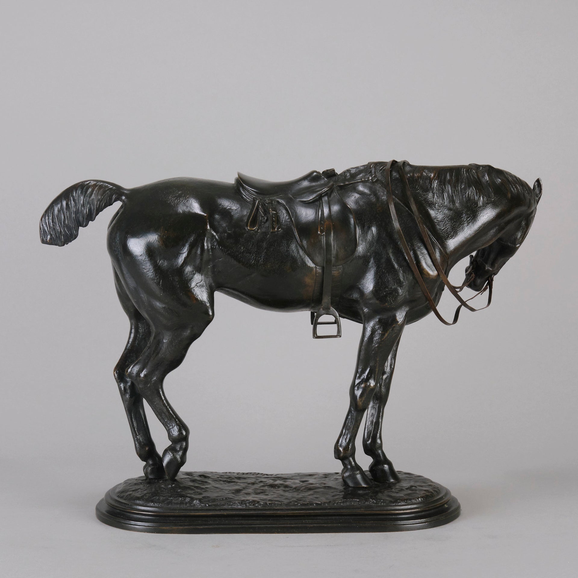 Willis Good Bronze - The Whip Animalier Bronze - Antique Bronze - Antique animal sculptures for sale - Hickmet Fine Arts