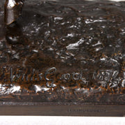 Willis Good Bronze - The Huntsman Animalier Bronze - Hickmet Fine Arts