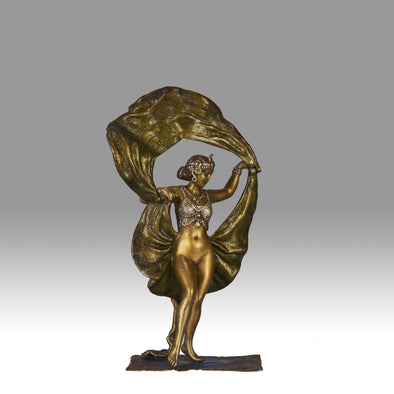 Bergman erotic bronze - Antique Bronze - Hickmet Fine Arts