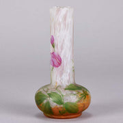 Daum Flower Vase - Daum Freres Art Nouveau Vase - Hickmet Fine Arts