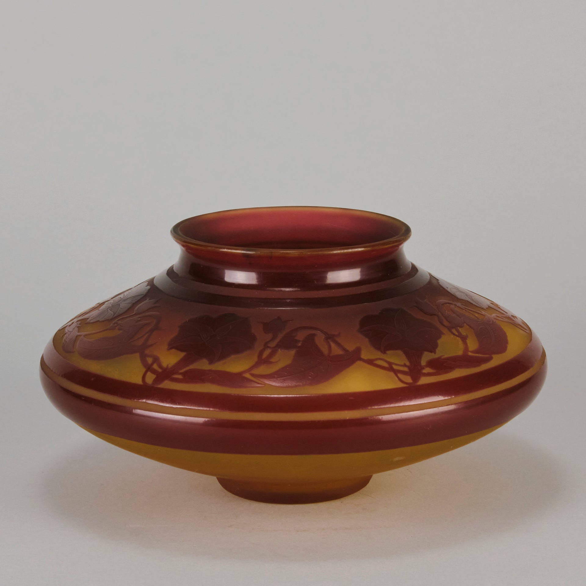 D'Argental Cameo Glass Bowl