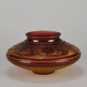 D'Argental Cameo Glass Bowl