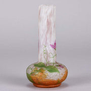 Daum Flower Vase - Daum Freres Art Nouveau Vase - Hickmet Fine Arts