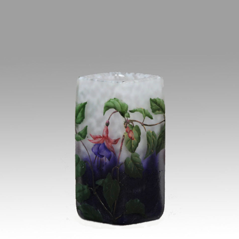 Fuschia Vase by Daum Freres