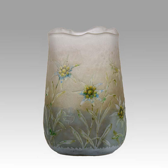 "Edelweiss Vase" by Daum Freres