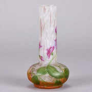 Daum Flower Vase - Daum Freres Art Nouveau Vase - Hickmet Fine Arts